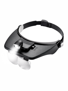 Лупа налобная увеличительная с подсветкой Орбита OT-INL10